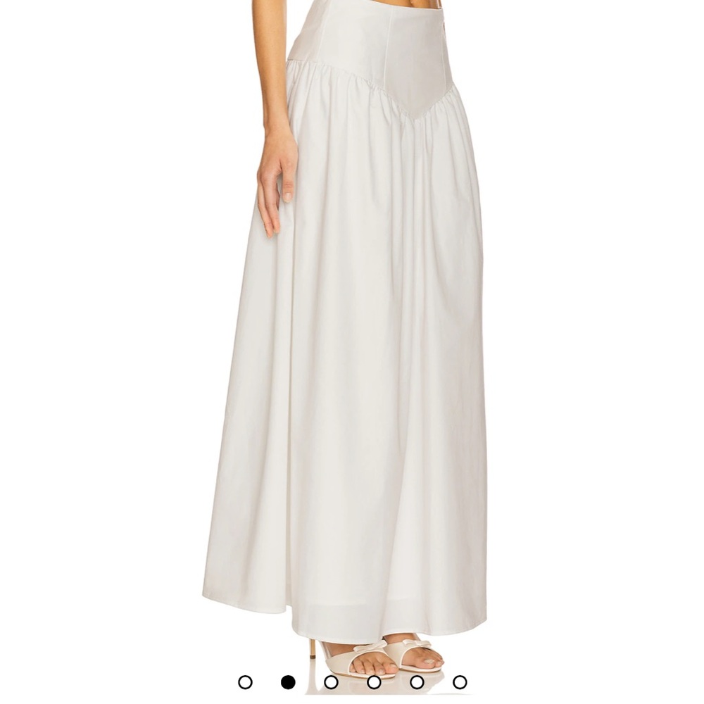 Chic Cream Maxi Skirt